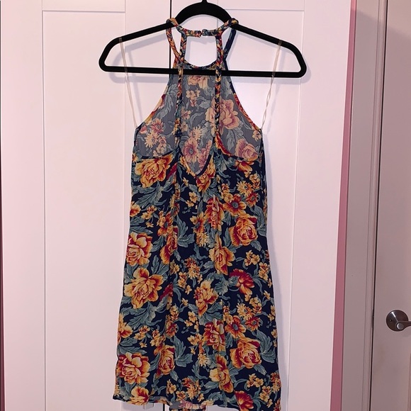 Summer Floral Dress Halter - Picture 4 of 4